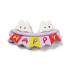 Birthday Theme Opaque Resin Decoden Cabochons CRES-F032-A06-1