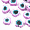 Handmade Polymer Clay Beads CLAY-T019-08E-1