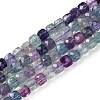 Natural Colorful Fluorite Beads Strands G-P553-E01-03-2