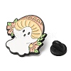 Halloween Theme Ghost Enamel Pin JEWB-E023-06EB-03-3