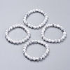 Natural Howlite Beaded Stretch Bracelets BJEW-I253-8mm-08-2