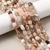 Natural Multi-Moonstone Beads Strands G-F547-06-A-5