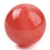 Cherry Quartz Glass Sphere Beads G-I367-07G-1