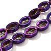 Electroplated Synthetic Non-magnetic Hematite Beads Strands G-L613-Z01-01C-1