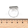 304 Stainless Steel Adjustable Ring Settings STAS-D374-02P-03-3