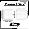 Square Acrylic Storage Boxes CON-WH0089-86-2