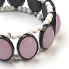 (Jewelry Parties Factory Sale)Natural Howlite Beads Stretch Bracelets BJEW-JB03854-04-2