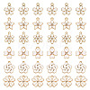 48Pcs 6 Styles Alloy Enamel Pendants ENAM-TA0003-40-1