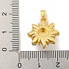 Rack Plating Brass Cubic Zirconia Pendants KK-H476-11G-05-3