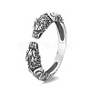 Dragon 925 Sterling Silver Adjustable Cuff Rings FS-WGB89B1-01-5