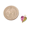 Transparent Glass Charms PALLOY-JF04198-01-2