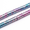 Electroplated Non-magnetic Synthetic Hematite Beads Strands G-L562-05-1