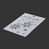 Creative Christmas Plastic Drawing Stencil X-DIY-L007-09-3