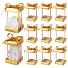 10Pcs Rectangle Clear Plastic Gift Packing Boxes with Paper Top and Bottom CON-WH0099-96B-1