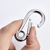 Tarnish Resistant 304 Stainless Steel Rock Climbing Carabiners STAS-N087-23A-01-3