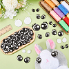 2 Bagds Oval Felt Craft Doll Eye DIY-FG0010-04B-4