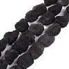 Natural Tektite Beads Strands G-Q164-F03-01-1