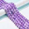 Dyed Natural Green Jade Beads Strands JBS053-10MM-29-6