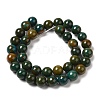 Natural Dyed White Jade Beads Strands G-M402-C04-08-4