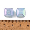 UV Plating Rainbow Iridescent Acrylic Beads PACR-C009-03B-3