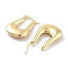 Brass Hoop Earrings EJEW-H301-02G-04-2