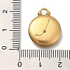 PVD Vacuum Plating 304 Stainless Steel Pendants STAS-S148-30G-01-3