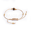 Adjustable Nylon Cord Braided Bead Bracelets BJEW-JB04417-05-3