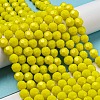 Opaque Glass Beads Stands EGLA-A035-P8mm-D04-2