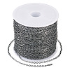 Brass Coated Iron Flat Cable Chains CH-TAC0007-01B-2
