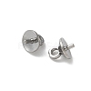 304 Stainless Steel Cup Pearl Peg Bails Pin Pendants STAS-L300-004D-P-2