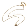 304 Stainless Steel Crystal Rhinestone Pendant Cable Chain Necklaces for Women LS-NJEW-C062-01A-G-4