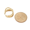 304 Stainless Steel Multilayer Open Cuff Rings for Women RJEW-Z077-01G-01-5