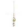 Brass Hanging Suncatchers HJEW-P018-A02-2
