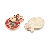 Christmas Theme Alloy Enamel Pendants ENAM-T020-10N-1