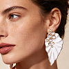 Alloy Enamel & Crystal Rhinestone Stud Earrings WG56AC9-01-1