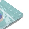 Rectangle Glitter Holographic PVC Resealable Packaging Bags ABAG-P011-01G-01-3