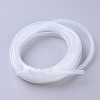 Hollow Transparent Synthetic Rubber Cord RCOR-WH0001-02A-1