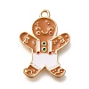 Christmas Theme Alloy Enamel Pendants ENAM-Q509-02KCG-03-1