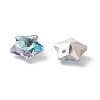 Electroplate Glass Charms GLAA-H104-A08-3