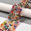 Transparent Electroplate Glass Beads Strands EGLA-A039-T2mm-B29-4