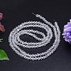 Faceted Bicone Imitation Austrian Crystal Glass Bead Strands G-PH0007-01-6mm-2