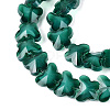 Opaque Glass Beads Strands GLAA-N073-01E-3