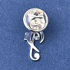 Musical Note Lapel Pin Backs JEWB-K035-02B-S-2