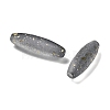 Frosted Glass Beads FGLA-L001-001G-2