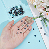 70Pcs Natural Paua Shell & Acrylic Cabochons SHEL-BC0001-047-3