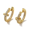 Brass Stud Earrings EJEW-R162-04G-01-1