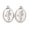 304 Stainless Steel Pendants STAS-I358-12P-13-1