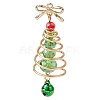 3Pcs Glass & Alloy Pendants PALLOY-JF02990-2