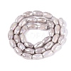 Anti-Tarnish Electroplate Glass Beads Strands EGLA-Q130-02A-02-2