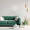 CREATCABIN 1Pc Acrylic Mirror Lotus Wall Decorations AJEW-CN0001-35B-5